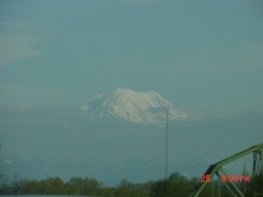 Postcard quality shot of Mt. Rainier.  I tried many, many times to get a good shot of this, with very little luck.