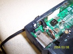 Here you can see the wire and pins from the inside of the case.
