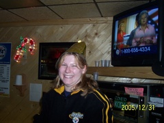 Camera time, New Year's Eve -- Steele's Bar