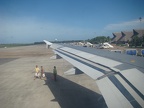 the view from our plane leaving Punta Cana airport