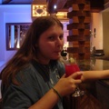 Robin drinking at Showtime bar