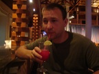 John drinking at Showtime bar