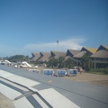 The airport as seen from the plane