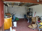 Garage area of the batcave